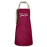 Dog Hair Don't Care Artisan Apron - burgundy/khaki